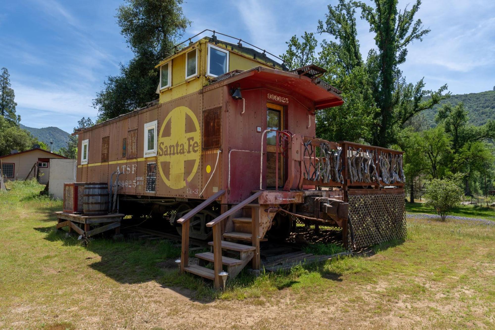 Villa Little Red Caboose à Oakhurst Extérieur photo