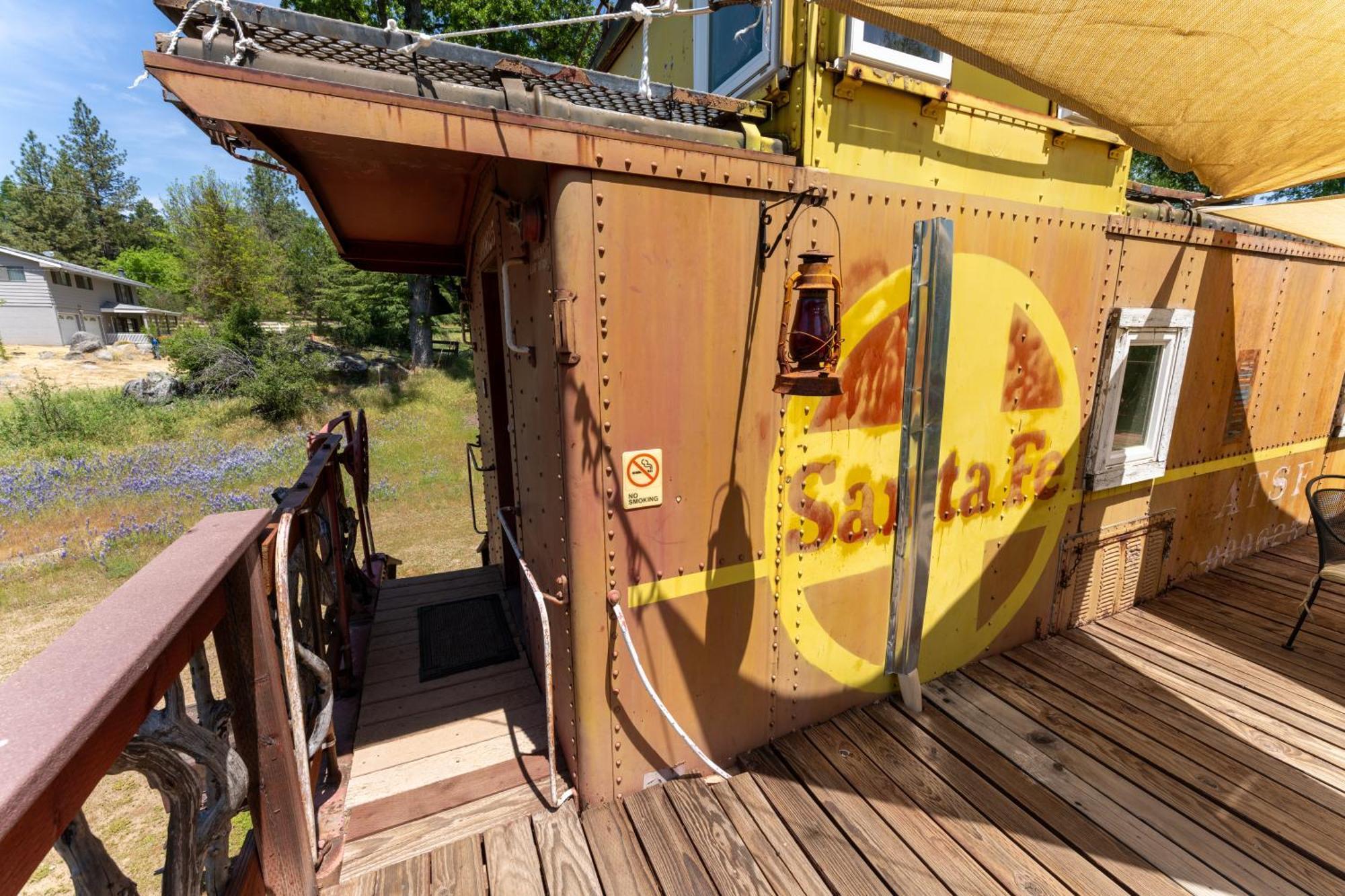 Villa Little Red Caboose à Oakhurst Extérieur photo