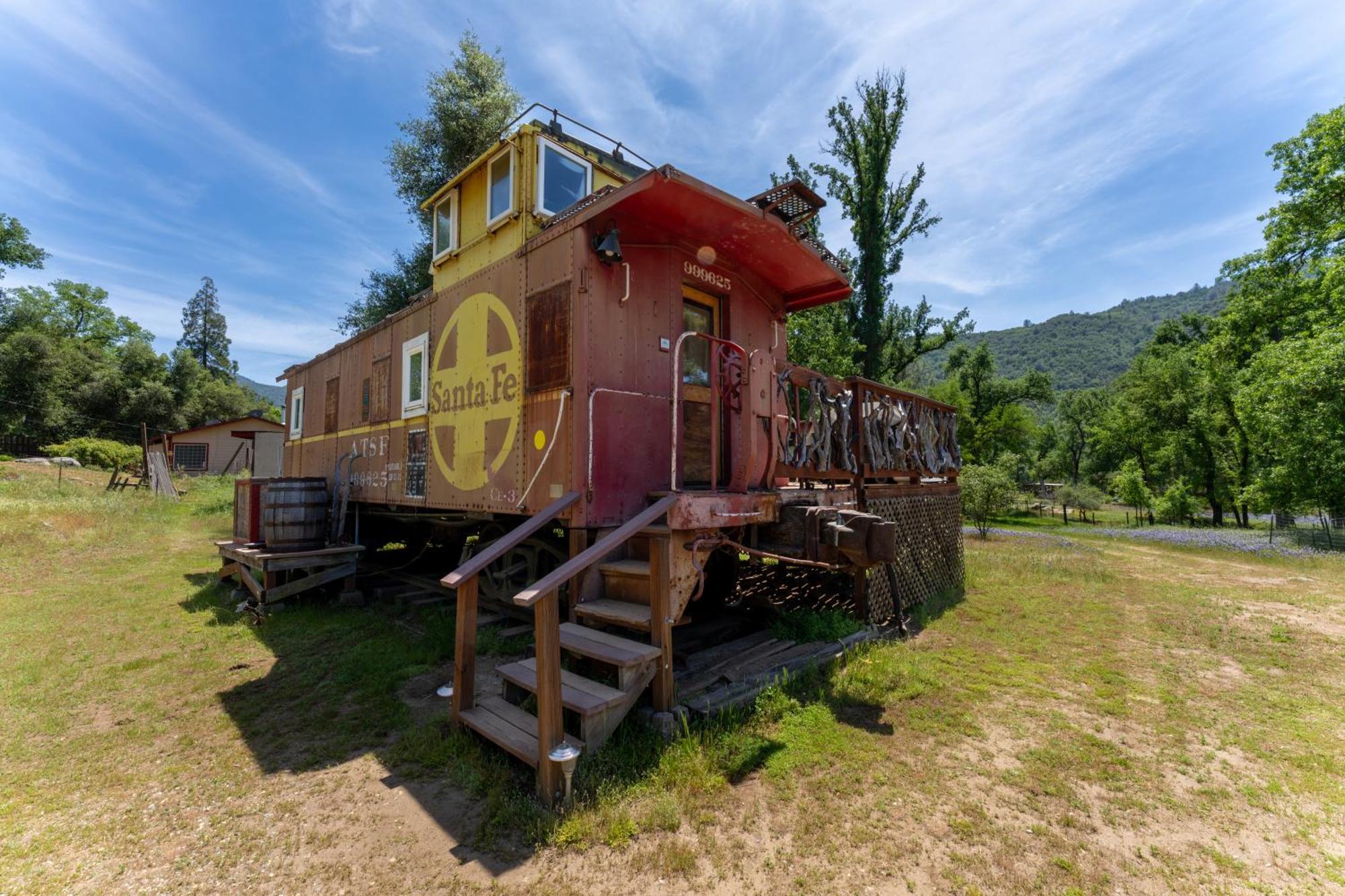 Villa Little Red Caboose à Oakhurst Extérieur photo
